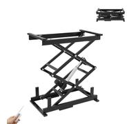 Table élévatrice électrique 63,5 kg, hauteur réglable de 26 à 127 cm | Table élévatrice à ciseaux, autobloquant, arrêt d'obstacles, télécommande et régulateur manuel, pompe hydraulique sans sortie