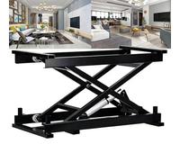 Table élévatrice électrique à ciseaux avec télécommande, hauteur réglable, plate-forme élévatrice hydraulique, établi pliable pour bureau mignon et lourd Du Ta