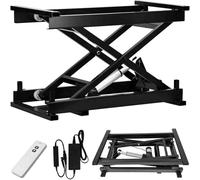 Table élévatrice électrique à ciseaux - Capacité de 151 kg, télécommande, plage de hauteur de 9,9 à 68 cm pour la manipulation de matériaux dans les entrepôts et les usines