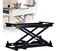 Table élévatrice électrique à ciseaux, télécommande sans fil, plate-forme de levage hydraulique réglable en hauteur pour la manutention du matériau, capacité de 100 kg, idéale pour les entrepôts et