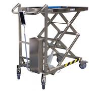 Table élévatrice électrique inox 304 L à vis sans fin 100 kg - 855007651