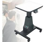 Table élévatrice électrique motorisée pour optométriste, poste de travail à hauteur réglable supportant jusqu'à 75 kg, table professionnelle pour instruments ophtalmiques destinée aux magasins Black