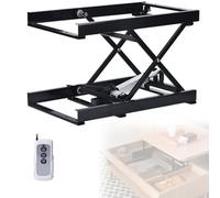 Table élévatrice électrique réglable en hauteur 40 à 100 kg avec télécommande en fer pliable Idéal pour les entrepôts et la manipulation de matériaux Fac