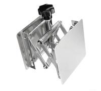 Table élévatrice en acier inoxydable pour le travail du bois et le laboratoire, support élévateur réglable pour défonceuse 150 x 150 mm, réglage manuel de la hauteur pour la poussière