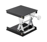 Table élévatrice en plastique pour expériences de laboratoire - Hauteur réglable de 2,5 à 9 cm, plate-forme 90 × 90 mm, support de niveau stable pour physique, chimie et biologie (plastique d'origine)