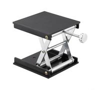 Table élévatrice en plastique pour expériences de physique, chimie et biologie - Hauteur réglable de 2,5 à 9 cm, 90 × 90 mm, support de niveau stable (plastique d'origine)