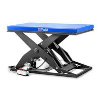 Table élévatrice fixe, plate-forme élévatrice, élévateur à ciseaux, ciseaux simples, électrique - capacité de levage 2000 kg - Hauteur de levage 1010 mm - Plate-forme: 1300 x 800 mm