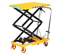 Table élévatrice hydraulique à ciseaux - Hauteur réglable de 0,7 à 1,5 m, capacité de charge de 300 kg, idéale pour une utilisation en entrepôt et atelier