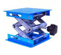 Table élévatrice manuelle en acier inoxydable - Capacité de charge de 5 à 25 kg - Plate-forme ciseaux multifonction pour laboratoire et chariots R/C