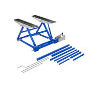 MSW Table Élévatrice Mobile Plateforme Plate Forme Pont Basculant Automobile MSW-HB-1500 (3 Longueurs, Capacité 1,5 tonnes, Levage De 150 à 585 mm, Manivelle)