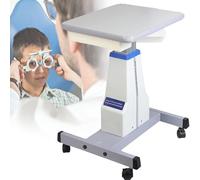 Table éLéVatrice MotoriséE Professionnelle pour Instruments Optiques, Table MotoriséE pour OptoméTrie, avec RéGlage Facile Hauteur de 180 Mm Tiroirs de Grande Capacité, Capacité Poids de 75 Kg,White