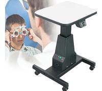 Table éLéVatrice MotoriséE Professionnelle pour Instruments Optiques, Table MotoriséE pour OptoméTrie, avec RéGlage Facile Hauteur de 180 Mm Tiroirs de Grande Capacité, Capacité Poids de 75 Kg,Black