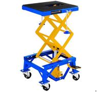 MSW MSW de MHB de Scène de 135 Pro Ciseaux nasselle élévateur moto de travail pour moto Pelle (avec roulettes, 135 kg)