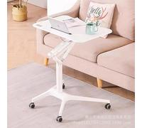 Table élévatrice pneumatique, plateforme de parole mobile, peut tenir debout, bureau de conférence simple formation podium, bureau de bureau (blanc)