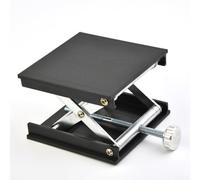 Table élévatrice pour défonceuse avec cadre en aluminium pour le travail du bois et la gravure avec montage du niveau à bulle et réglage précis de la hauteur (noir)