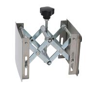 Table élévatrice réglable en acier inoxydable pour travail du bois, laboratoire et fraiseuse manuelle, 100 x 100 x (45 - 150 mm) Plate-forme ciseaux