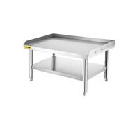 Table en acier inoxydable pour préparation et travail 48 x 30 Support d'équipement