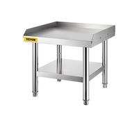 Table en Acier Inoxydable pour Préparation et Travail Cuisine 61x61 cm
