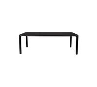 STORM - Table repas en bois frêne noir L220 Noir