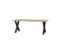 Table en chêne massif beige Tablo