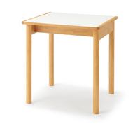 Table en hévéa avec plateau mélaminé carrée - S One Colour One Size