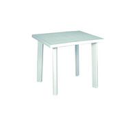 Table en plastique Flocon blanc 80x74x72h cm