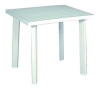 Table en plastique Flocon blanc 80x74x72h cm Blanc G