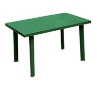 TABLE EN PLASTIQUE RESINE VERT RECTANGULAIRE 126X76 CM. - TEC-3392 - LI.G