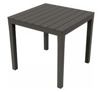 Table en résine 80 x 80 x h72 cm couleur anthracite TBL028AN