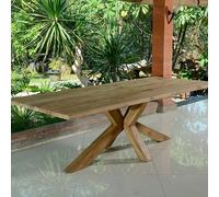 Table en teck recyclé 240 cm, conceptual