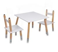 - Table pour enfant avec 2 chaises crayons en MDF - Crayons