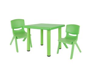 Table Enfant Avec 2 Chaises Vert TU
