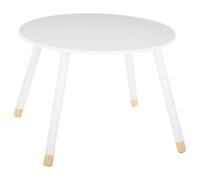 Atmosphera Kids - Table enfant Douceur - Diam. 60 cm - Blanc - Douceur Blanc G