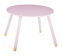 Table enfant ""Douceur"" rose D60cm - Atmosphera createur d'interieur - Rose
