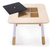 Tender Leaf Toys Table enfant en bois Forêt – bois naturel, blanc