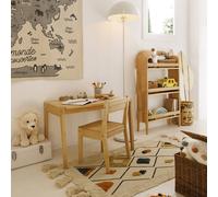 Table Enfant En Bois - Robin Marron TU