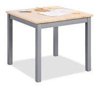 Table enfant Fenna gris naturel 57x57cm Gris G