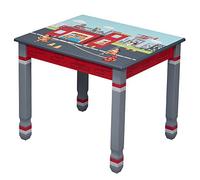 Table Enfant sans Chaise en Bois Chambre garçon Pompiers Fantasy Fields TD-12514A1