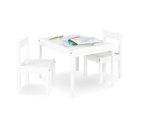 Table Enfant Sinna Blanc 64x50cm + 2 Chaises