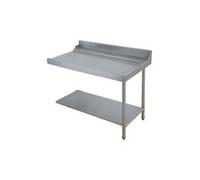 Table Entrée et Sortie en Angle Lave Vaisselle à Capot Paniers 600 x 500 Accrochage Droite L 1200 mm