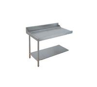 Table Entrée et Sortie en Angle Lave Vaisselle à Capot Paniers 600 x 500 Accrochage Gauche L 1200 mm