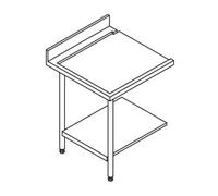 Table Entrée et Sortie pour Lave-Vaisselle à Capot - Accrochage à Gauche - L 700 mm - Elettrobar - - 700x715x850mm