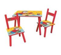 Table et 2 chaises Fun House T'Choupi Multicolore G