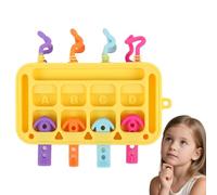Table et activités pour Petits - Jouet éducatif en Silicone - Jouet de Table sensoriel - Convient aux de 1 à 3 Ans mâles et Femelles pour Maison, Salle, école d'enfance et Voyage