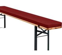 Table et Banc 130x28x3cm. Les Coussins du Banc sont en Lin Doux et Confortable, Garnis d'une Mousse Haute densité offrant Un Soutien Ferme et Une Excellente résistance à la déformation. Ferm