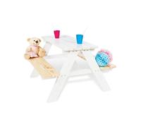 Table et banc de pique-nique pour enfants - PINOLINO - Nicki - Bois Blanc - 4 places
