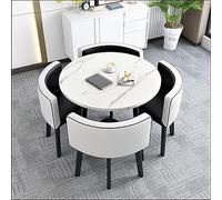 Table et Chaise Encastrables Petit Bureau Salle de RéCeptiontable Basse et Chaise Ensemble Table de RéCeption et Chaise Table de NéGociation Vente Boutiques RéUnions Petites Tables Rondes Tables de Co