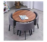 Table et chaise simples design moderne table de loisirs marbre table ronde style simple maison balcon salon chambre (couleur : A) (B)