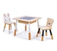 Tender Leaf Toys Table et chaises enfant Forêt en bois