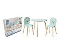 Table et chaises pour enfants set de 3 pcs bleu - H & S COLLECTION